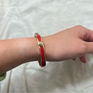 Henri Bendel red bracelet
